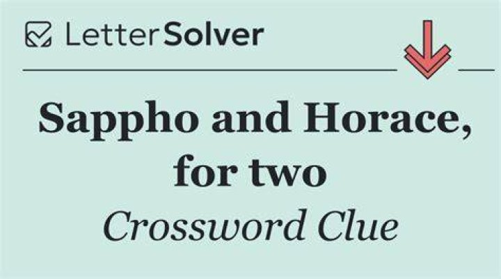 Horace and Juvenal, for two Crossword Clue