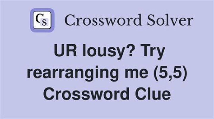 “How lousy of me” Crossword Clue