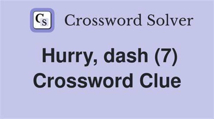 “Hurry up!” Crossword Clue