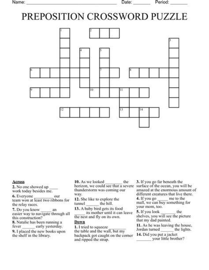 Hymnal preposition Crossword Clue