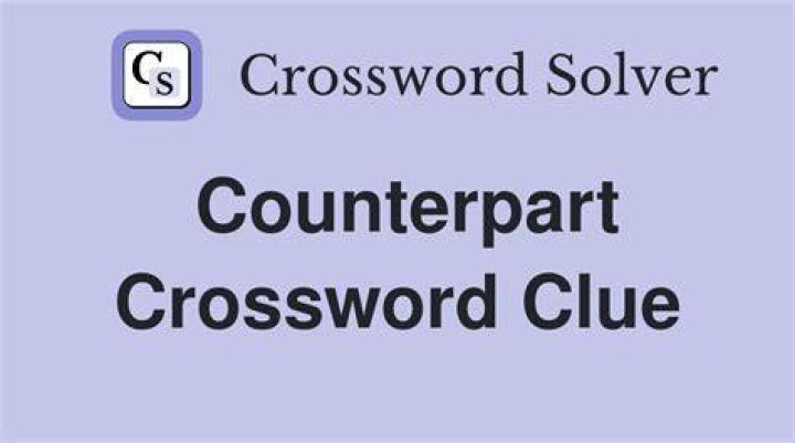 If-then counterpart Crossword Clue