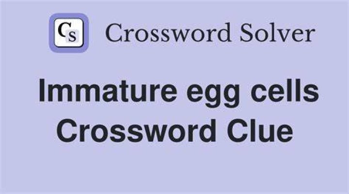 Immature eggs Crossword Clue