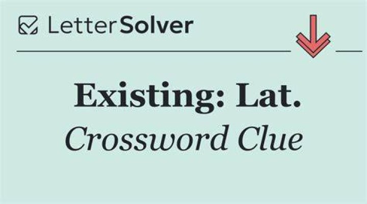 In itself: Lat. Crossword Clue