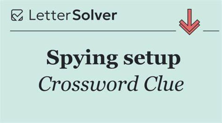 It may be a setup Crossword Clue