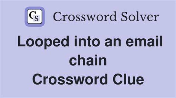 It may be looped for a throw Crossword Clue