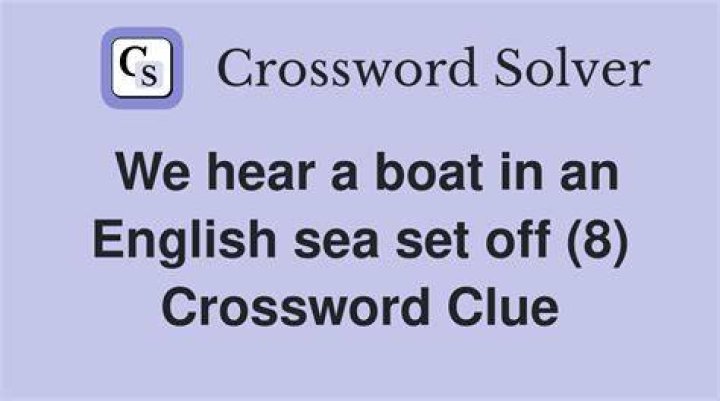 It might be set at sea Crossword Clue