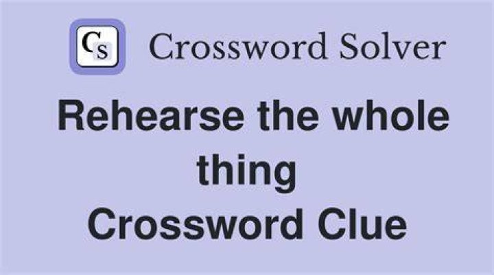 It’s a whole thing Crossword Clue