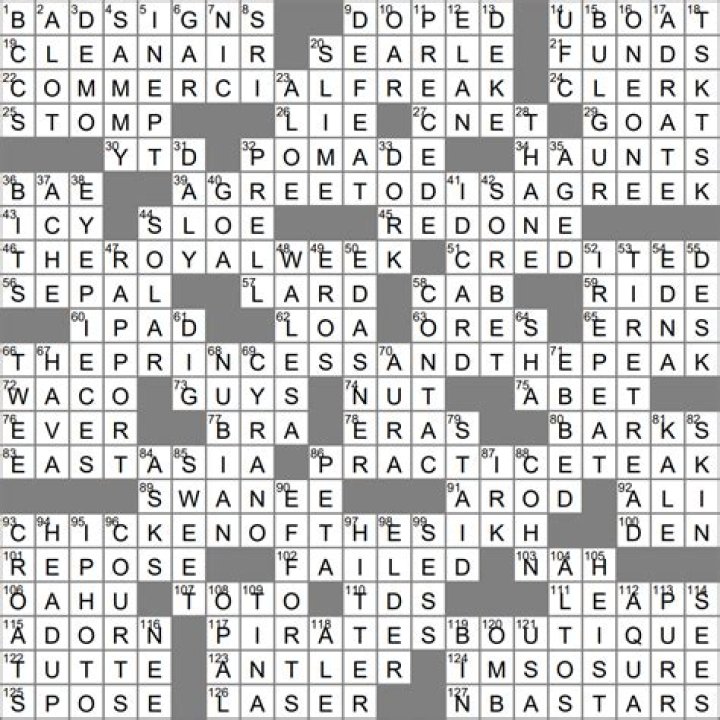 It’s observed at LAX during part of the year Crossword Clue