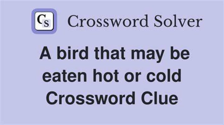 It’s often made hot and served cold Crossword Clue