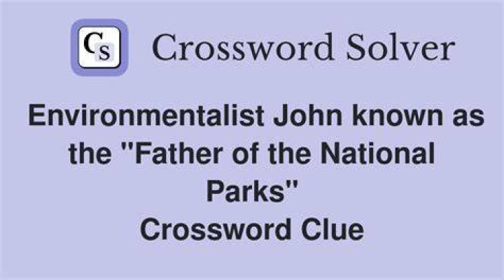 John who wrote “Our National Parks” Crossword Clue