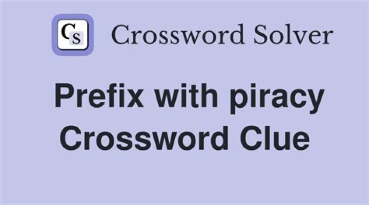 Joint: Prefix Crossword Clue