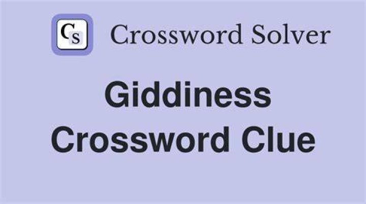 Joyful giddiness Crossword Clue