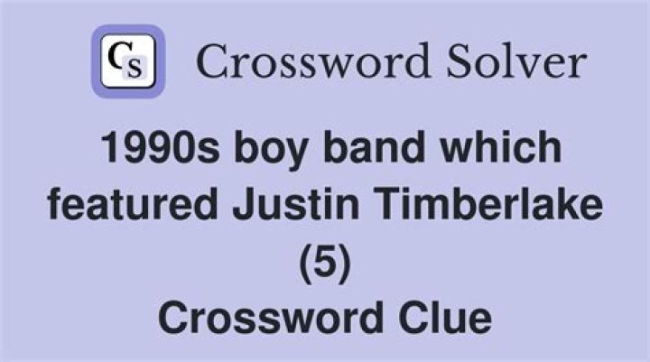Justin Timberlake’s former band Crossword Clue