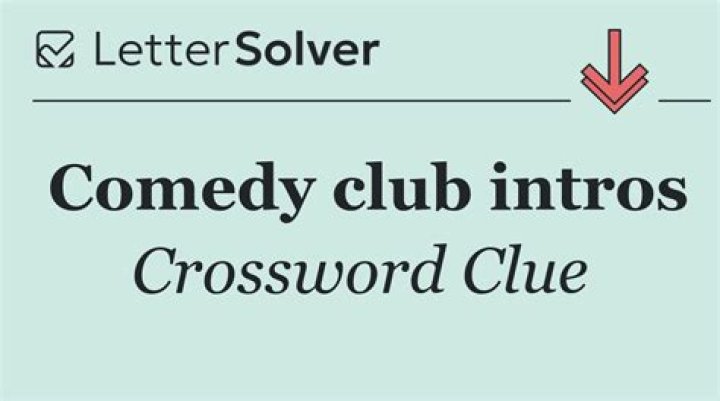 Kill it at the comedy club Crossword Clue
