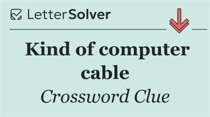 Kind of cable Crossword Clue
