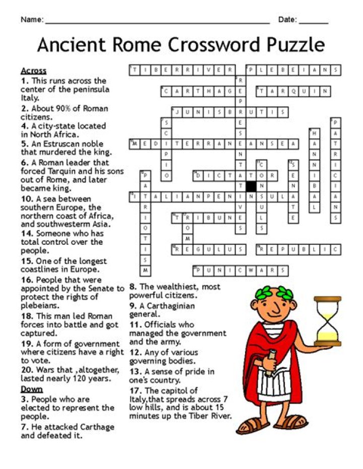 King of ancient Rome Crossword Clue