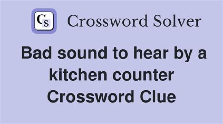 Kitchen timer sound Crossword Clue