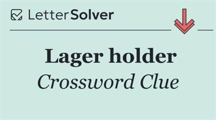 Lager-head? Crossword Clue
