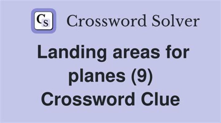 Landing place Crossword Clue