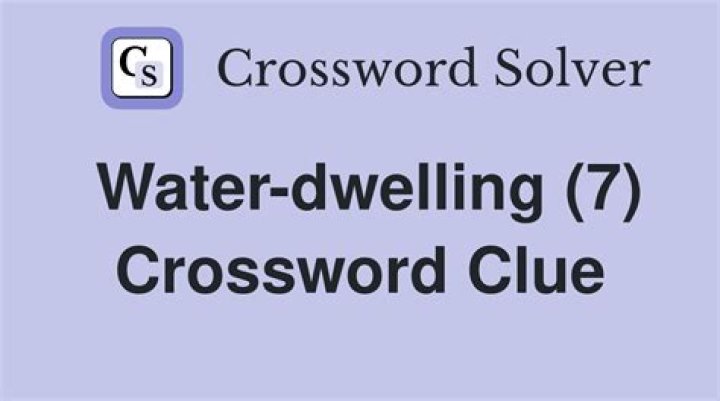 Lead-in to some water-dwelling “folk” Crossword Clue