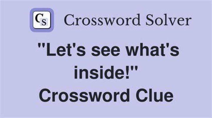 “Let’s see here …” Crossword Clue