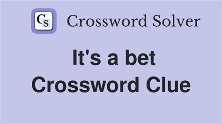 Like a sure bet Crossword Clue