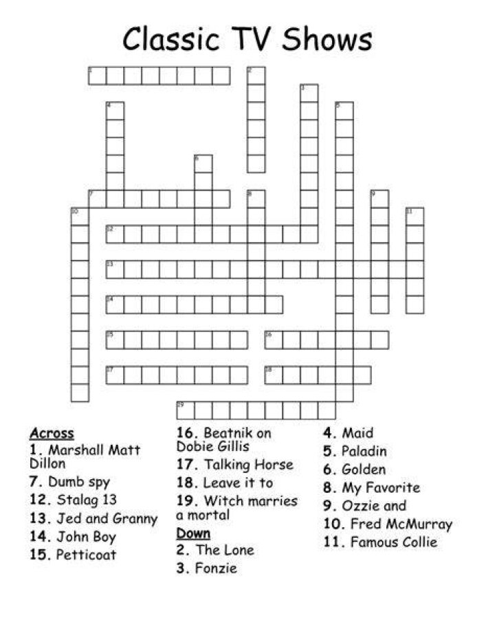 Like some TV shows and athletes’ joints Crossword Clue