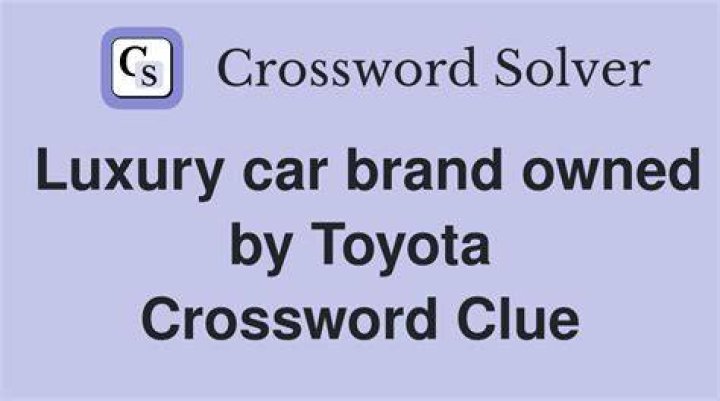 Like the Toyota logo Crossword Clue