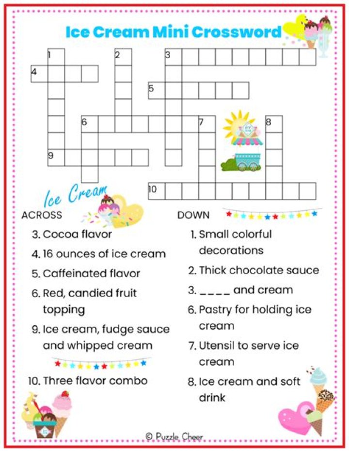 Likely answer to “Who wants ice cream?” Crossword Clue