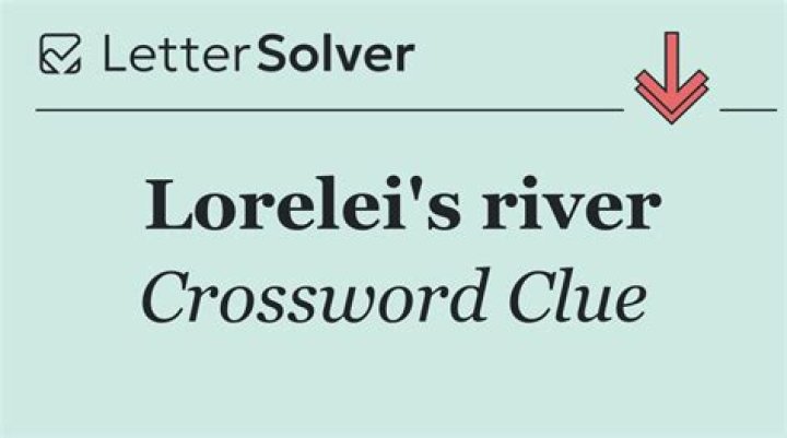Lorelei’s lure Crossword Clue