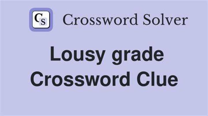 Lousy Crossword Clue