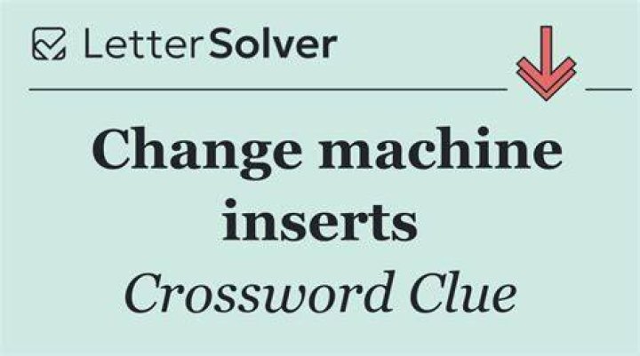 Machine for counting loose change Crossword Clue