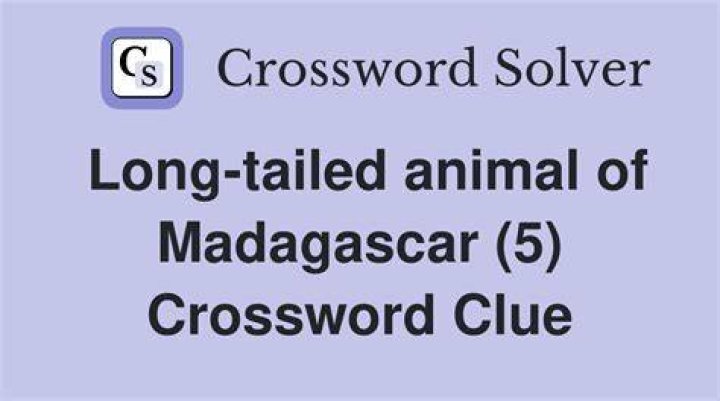 Madagascar, par exemple Crossword Clue