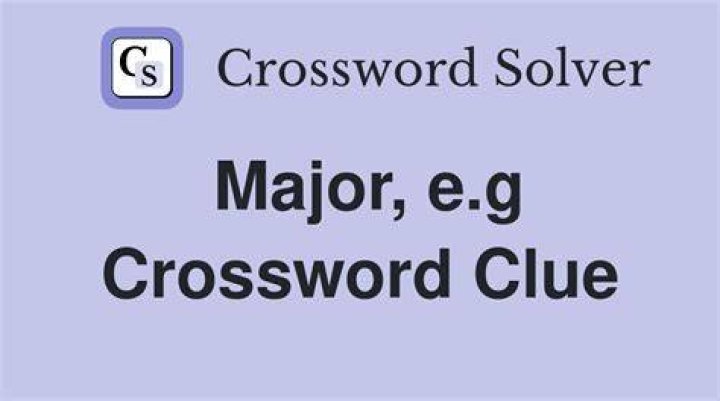 Major second, e.g. Crossword Clue