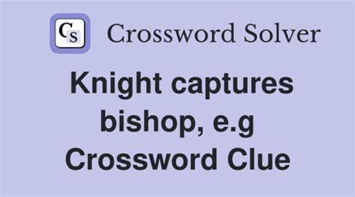 Make a knight, e.g. Crossword Clue