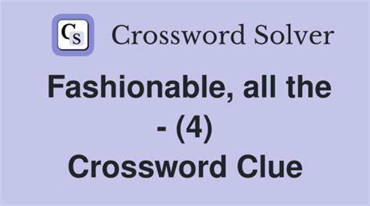 Make fashionable Crossword Clue