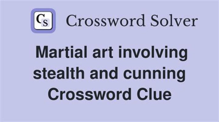 Martial art with rhyming syllables Crossword Clue