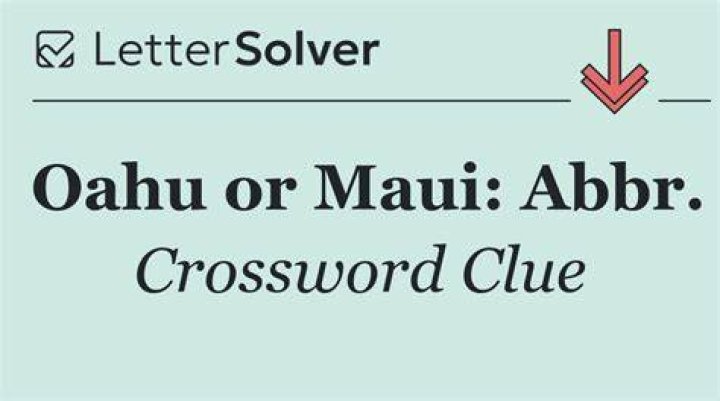 Maui setting: Abbr. Crossword Clue