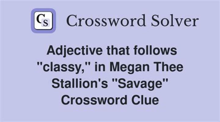 Megan Thee Stallion genre Crossword Clue