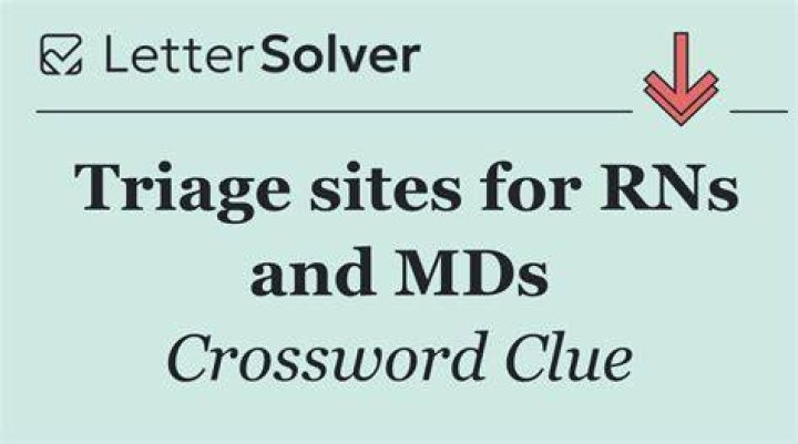 Member of a triage team Crossword Clue