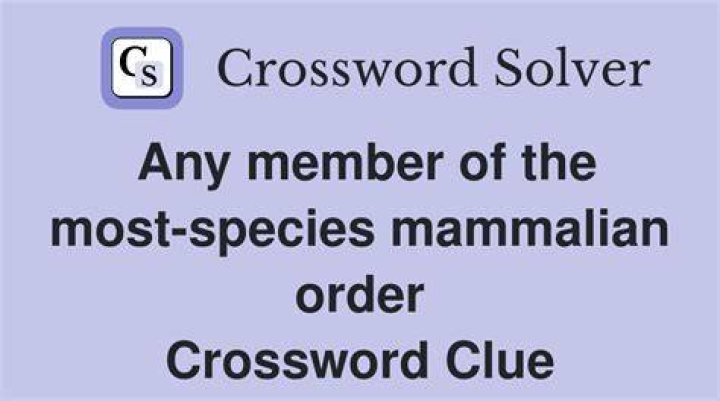 Member of the mammalian order Chiroptera (“hand wing”) Crossword Clue
