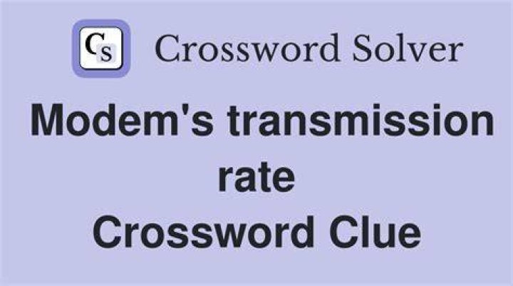 Modem letters Crossword Clue