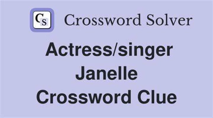 “Moonlight” actress Janelle Crossword Clue