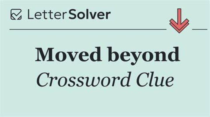 “___ moved on” Crossword Clue