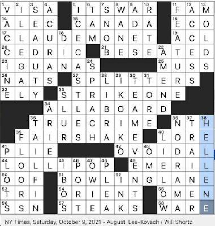 Much-covered New Orleans standard based on Mardi Gras chants Crossword Clue