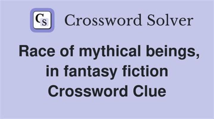 Mythical race Crossword Clue
