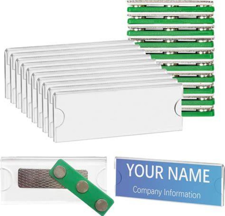 Name tag holders Crossword Clue