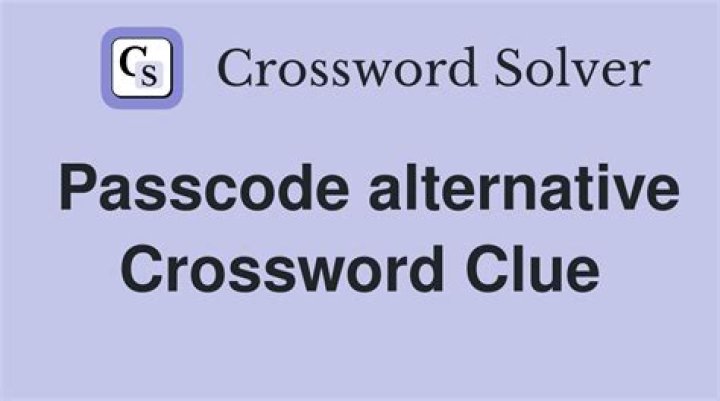 Needing a passcode, maybe Crossword Clue