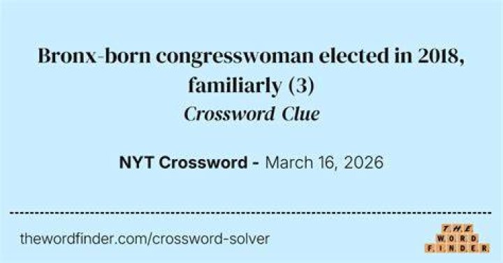 Newly elected California congresswoman of 1987 Crossword Clue