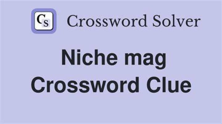 Niche mag Crossword Clue